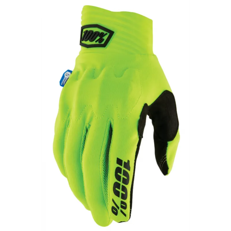 Manusi motocross 100% COGNITO D30 FLUO YELLOW - Mărime: M Chilipir